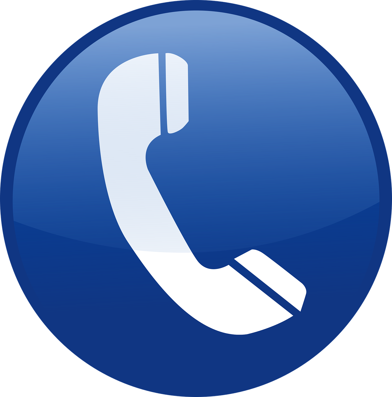 blue, icon, telephone